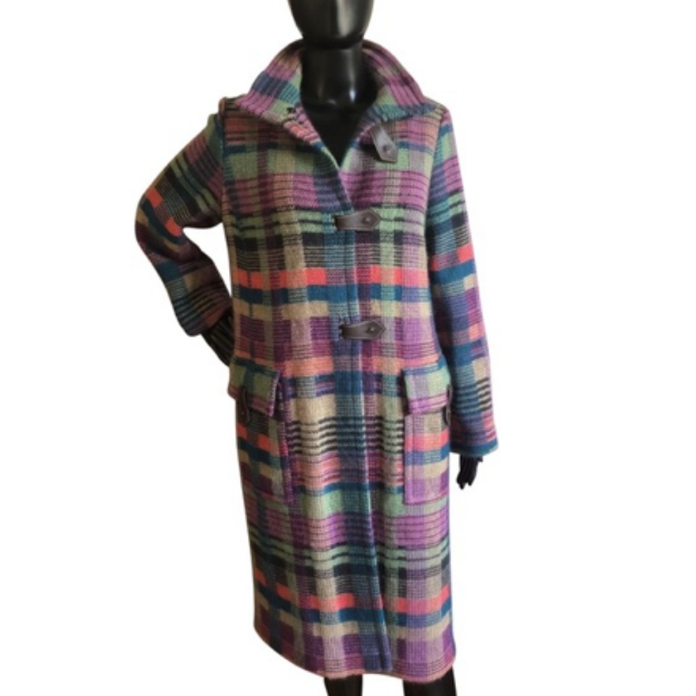 Missoni Multi Color Orange Label Wool/ Mohair Coat